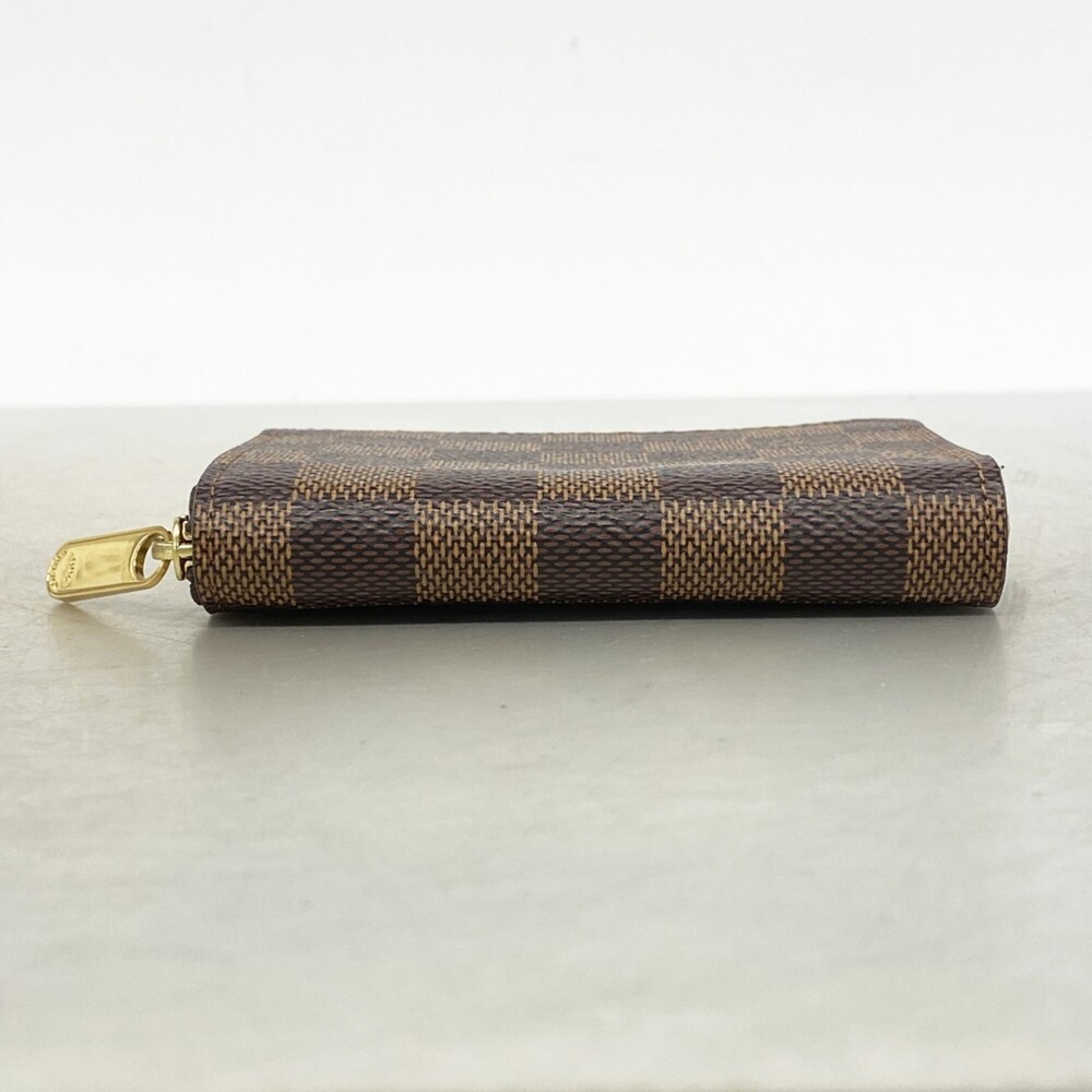 Louis Vuitton Damier Zippy Coin Purse N63070 Ebene for Men and Women - Picture 2 of 9